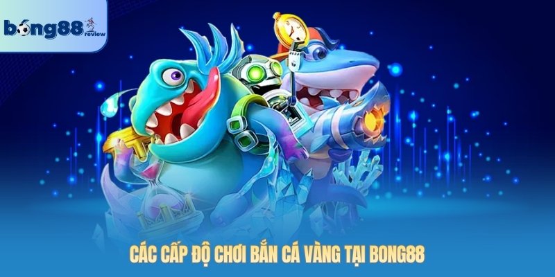 Các cấp độ chơi bắn cá Vàng tại BONG88